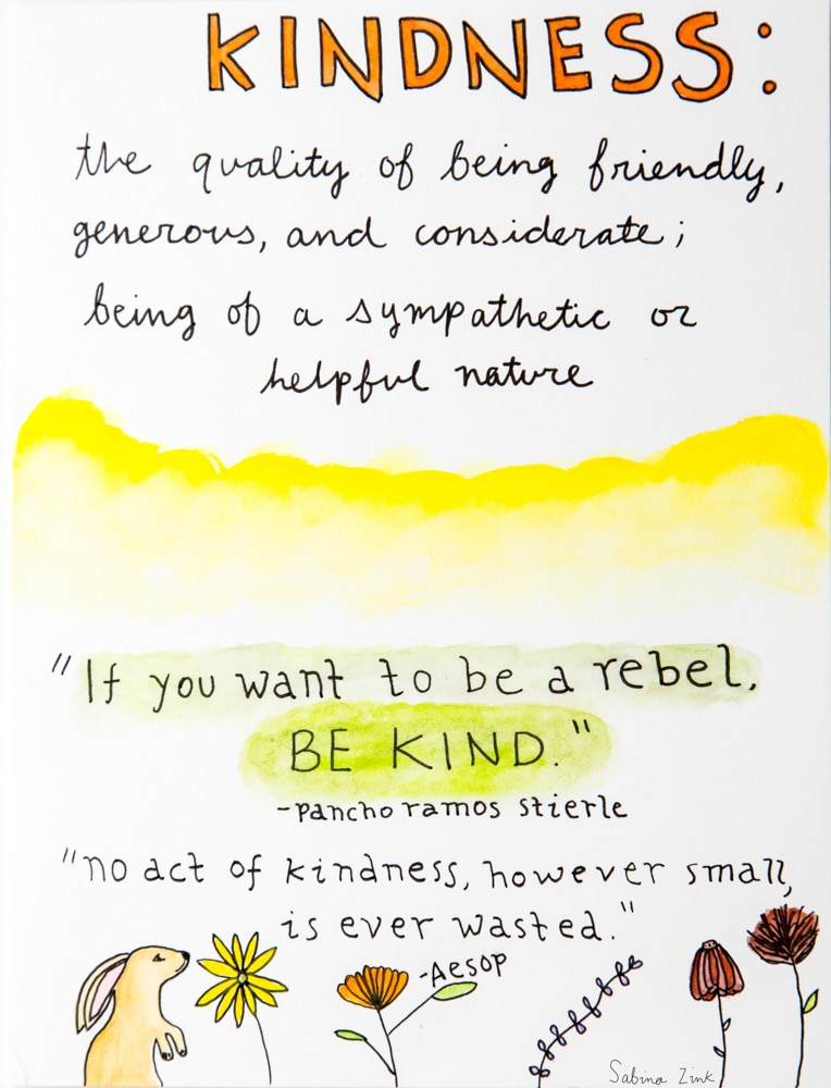 the character issue: KINDNESS and respect