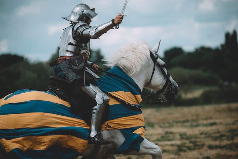 knight in the middle ages